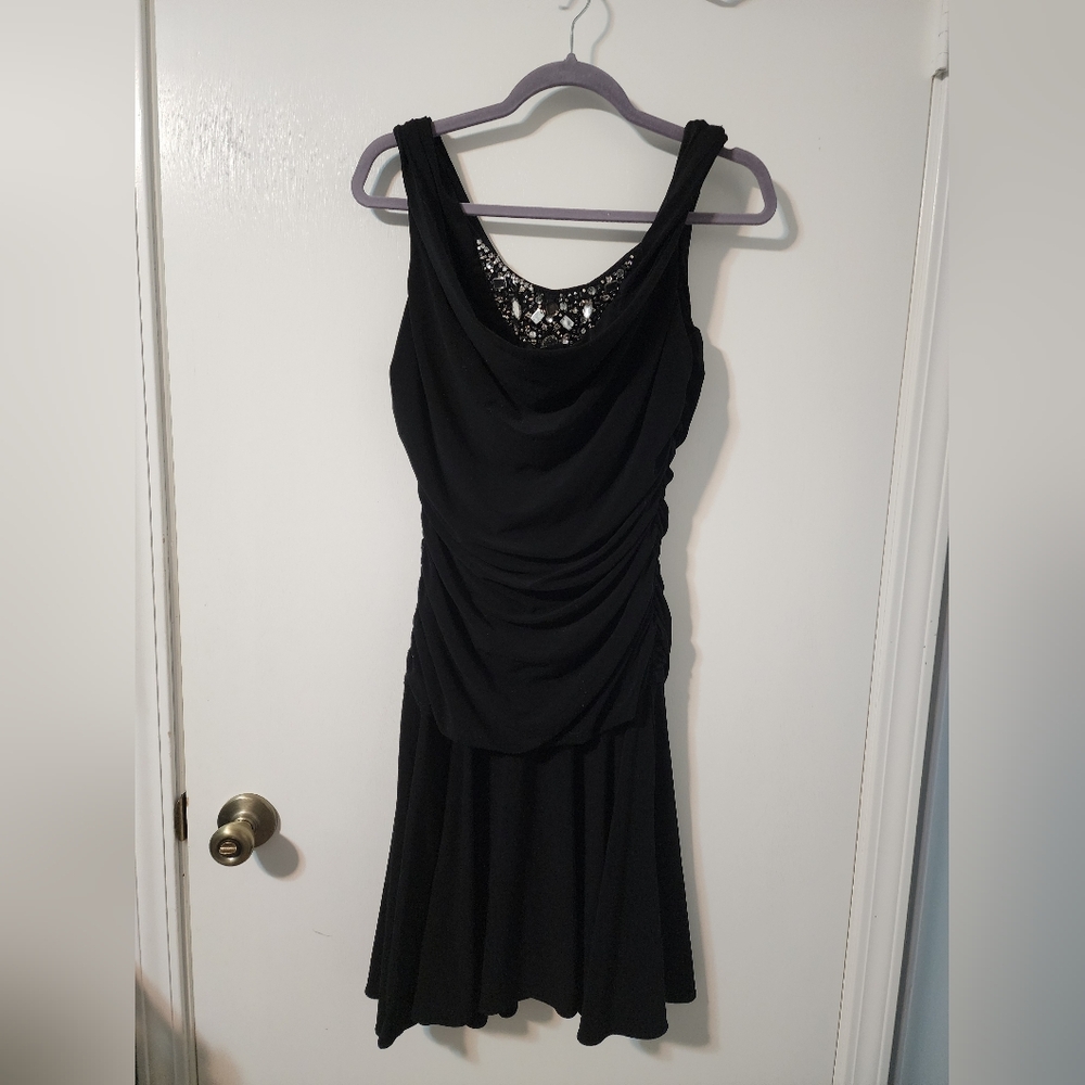 Elegant Black Sleeveless Dress